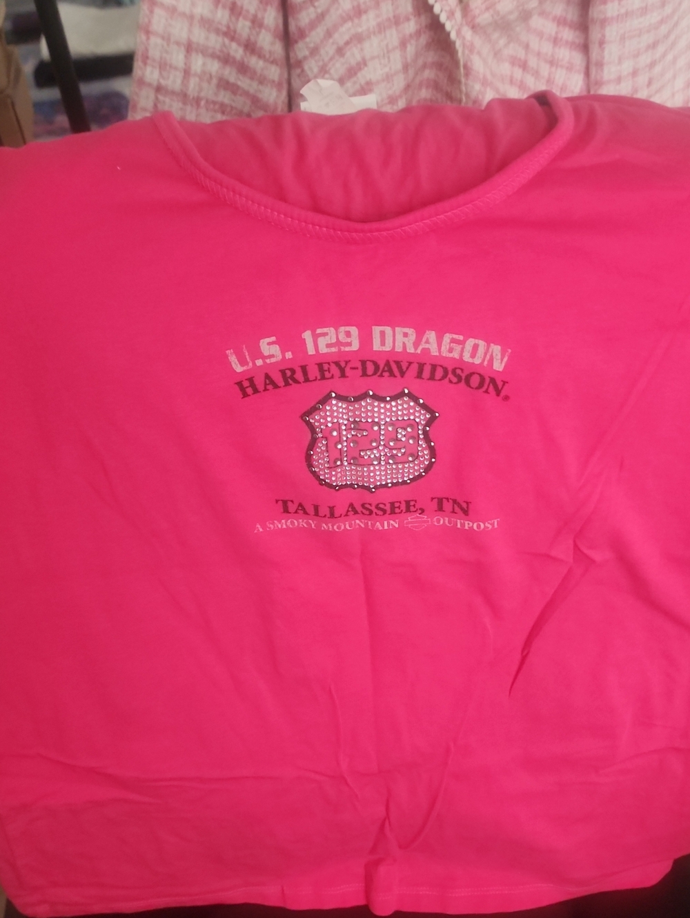 Harley-Davidson Hot Pink Short Sleeve Graphic Tee